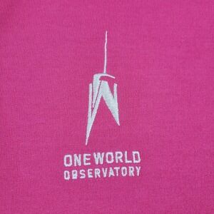 One World Observatory Hoodie Mens XL Full Zip Sweatshirt Embroidered‎ NYC